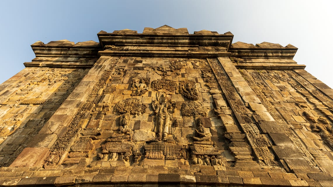 A Bas Relief of Candu Mendut