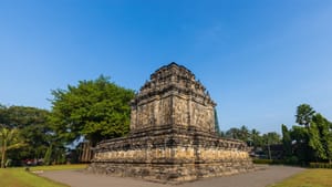 A Diagonal Profile of Candi Mendut